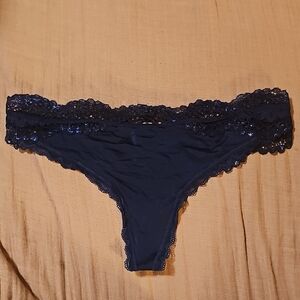 Victoria's Secret Midnight Blue Lace Panties